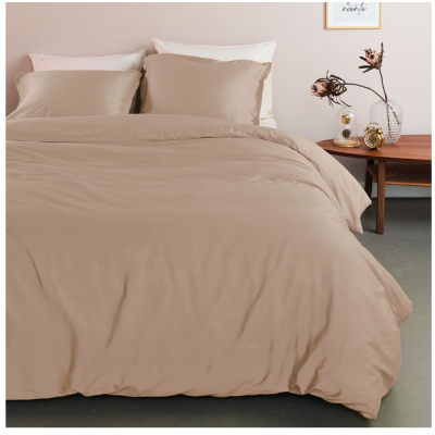 Housse De Couette Taupe Smoothies Brunelli
